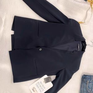 Tahari blazer, Navy, fully-lined, size 0 -NWT